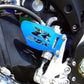 GSXR CANDY BLUE Heel Guards / Ankle Plates For GSX-R 600 750 1000