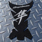 REAL Carbon Fibre 3D HAYABUSA Kanji Logo Tank Pad / Protector Suzuki GSX1300R