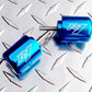 Yamaha R1 Engraved BLUE Anodized Handle Bar Ends / Sliders YZF-R1 R1M