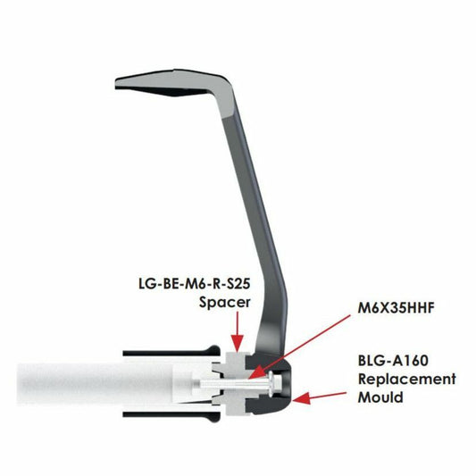 GBRacing Lever Guard - Yamaha All R1 R6 R3 R1S R1M Brake Protector GB Racing