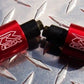 GSX-R Engraved RED Bar Ends / Sliders ALL GSXR 600 750 1000 1100