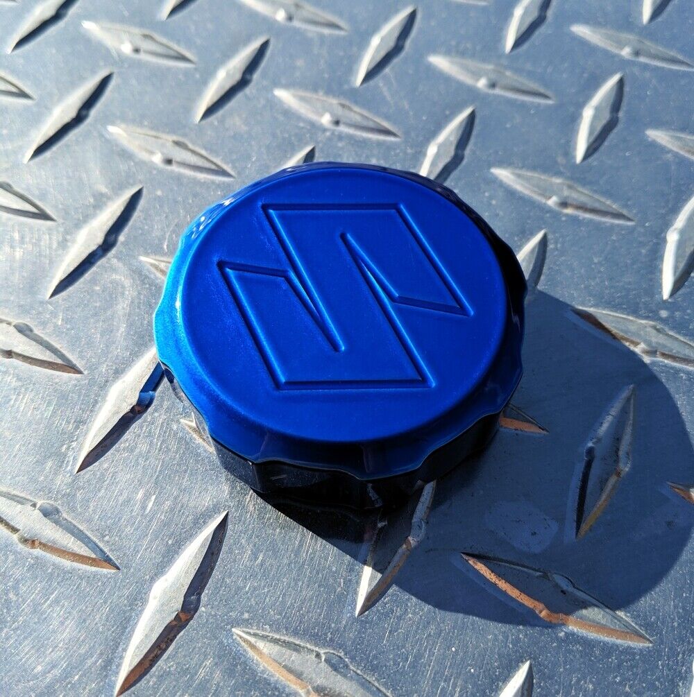 S Logo CANDY Blue Brake Reservoir Cap Suzuk GSXR SV650S SV1000S TL1000S TL1000R
