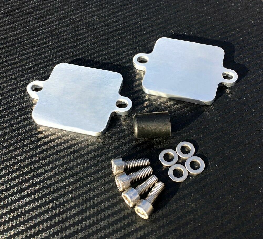 2004 - 2014 Yamaha R1 SMOG Block Off Plates PAIR AIS Valve Eliminator Kit