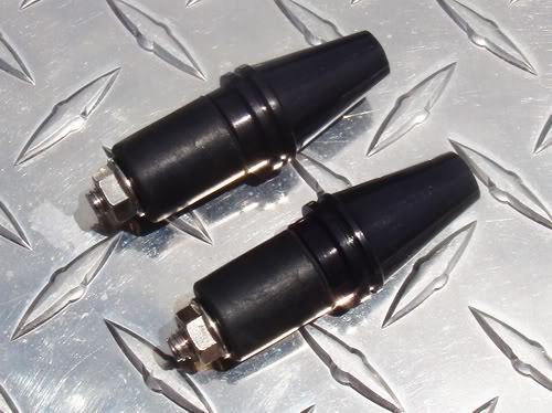 Black Cone Bar Ends - GSXR TL1000R SV1000 SV650 CBR 250R 500R F4 F4i RC51 1000RR