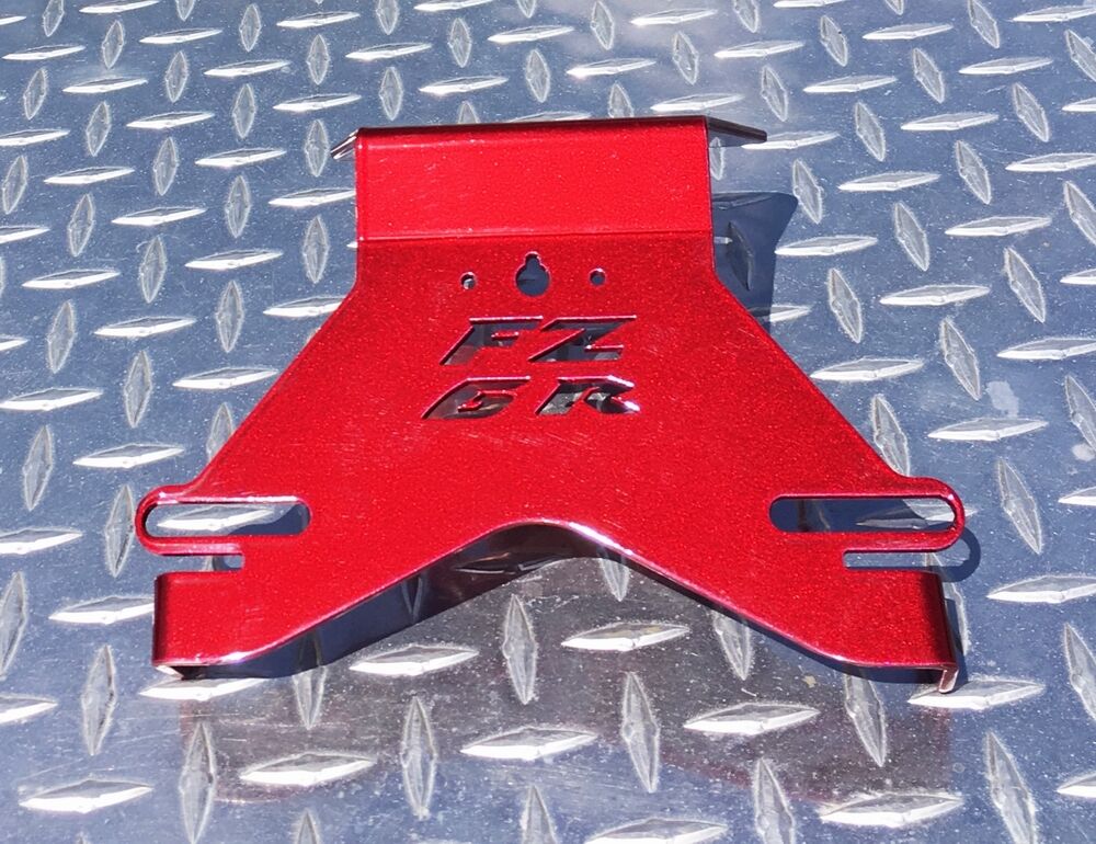 Yamaha 2009-16 FZ-6R Fender Eliminator / Tail Tidy / Plate Bracket FZ6R -  Red