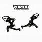 VORTEX V3 2.0 REARSETS - 2018 + Ninja 400 Rear Sets 400R EX400 RS433K 2019 2020