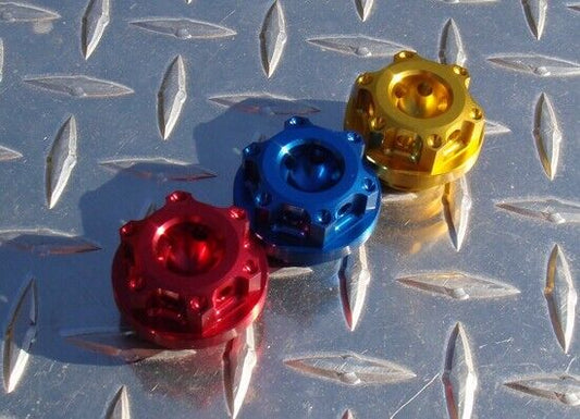 RED Yamaha Oil Filler Cap / Plug - R1 R6 FZ1 FZ8 FZ6 XJ6S FZR FJR1300 MT01