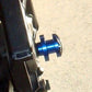 BLUE 6mm Swingarm Spools - R1 R6 R3 FZ1 FZ8 FZ9 MT09 MT10 FZ10 RSV4 675 675R 821