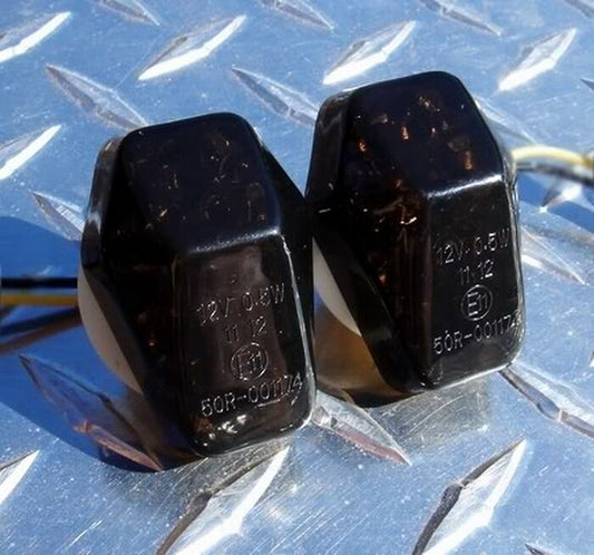 Flush Mount LED Signals Suzuki GSXR SV1000 SV650 GSX1250s DL1000 DL650 DRZ Smoke