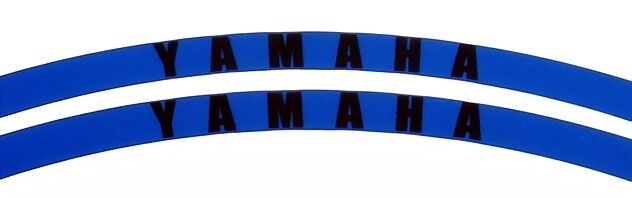 Blue YAMAHA Logo Rim Stripes / Tape -  R1 R3 R6 FZ6 FZ6R FZ8 FZ1 MT07 MT03 MT09