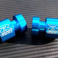 BLUE Suzuki GSXR Swingarm Spools / Bobbins / Sliders GSX-R 600 750 1000 1100