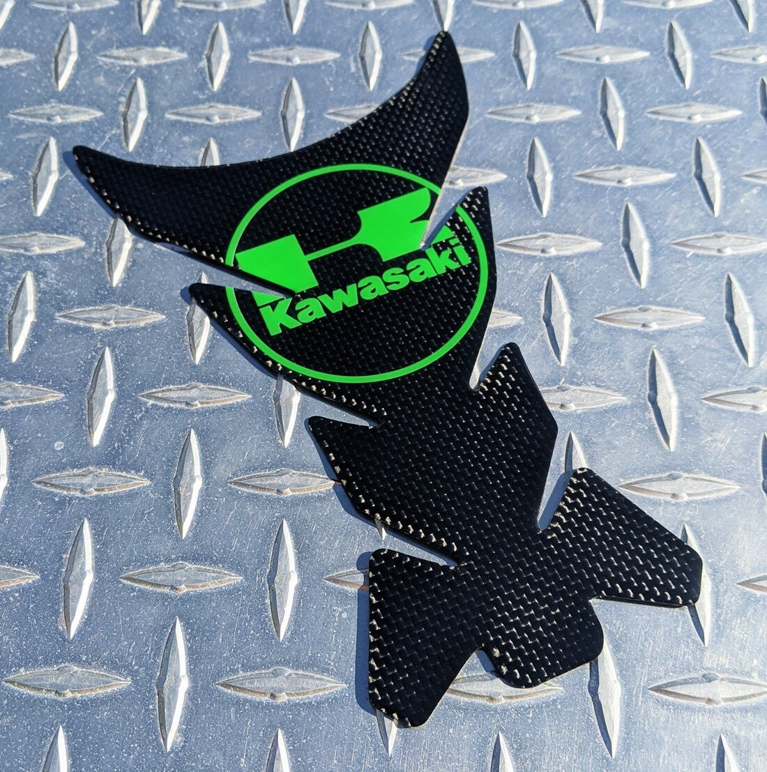 REAL Carbon Tank Pad Kawasaki ZX4R ZX6R ZX7R ZX9R ZX10R ZX12R ZX14 ZX14R ZZR1400