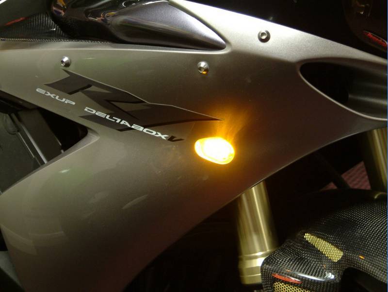 Yamaha Flush Mount LED Turn Signals R1 R6 R3 TENERE 700 XTZ700 XJ6 FZ6R - Clear
