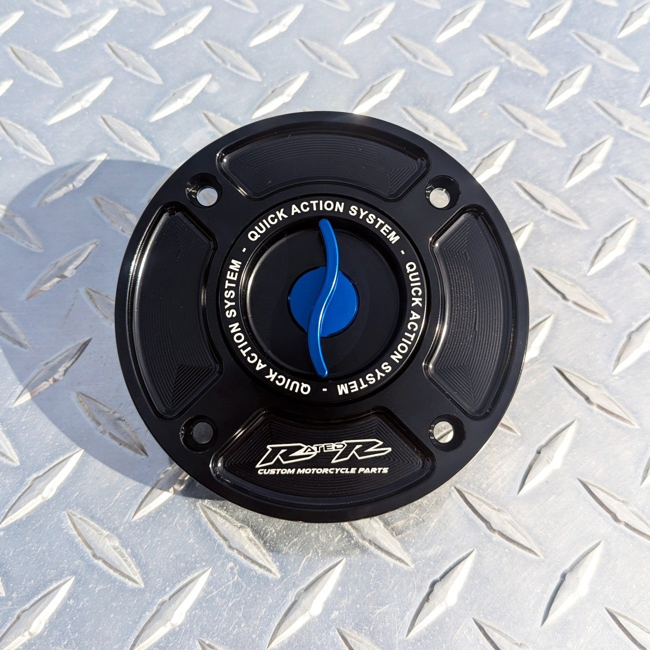 Blue Quick Fuel Gas Cap GSXR SV650 TL1000R TL SV Hayabusa GSF1200 GSX1400 RGV250