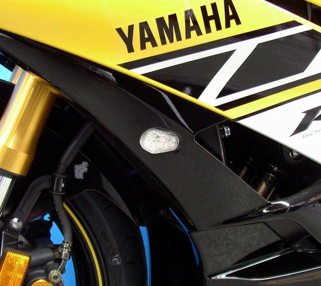 Yamaha Flush Mount LED Turn Signals R1 R6 R3 TENERE 700 XTZ700 XJ6 FZ6R - Clear