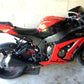 Kawasaki ZX10 Cut Heel Guards / Ankle Plates ZX-10R ZX10R 2004 -2016 Candy Red