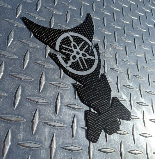 Yamaha REAL Carbon Tank Pad R1 R9 R7 R6 FZ1 FZ8 FZ6 FZ6R MT09 MT07 FZ09 MT10 FJR