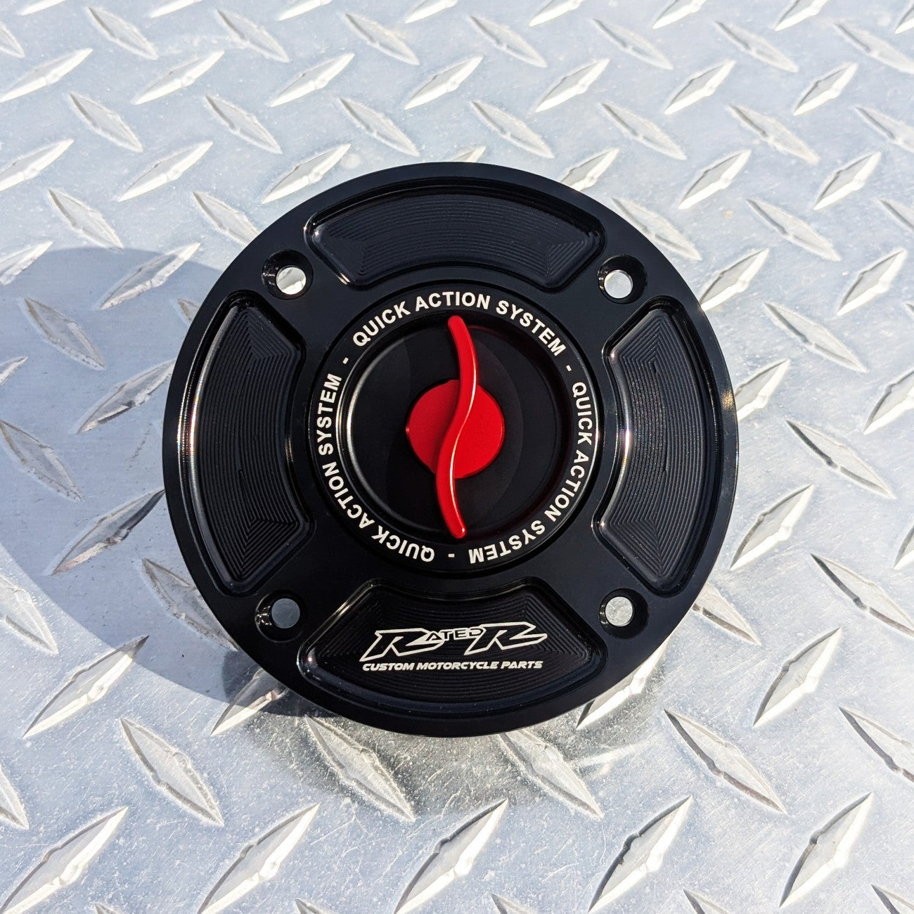Red Quick Fuel Gas Cap GSXR SV650 SV1000 TL1000R Hayabusa GSF1200 GSX1400 RGV250