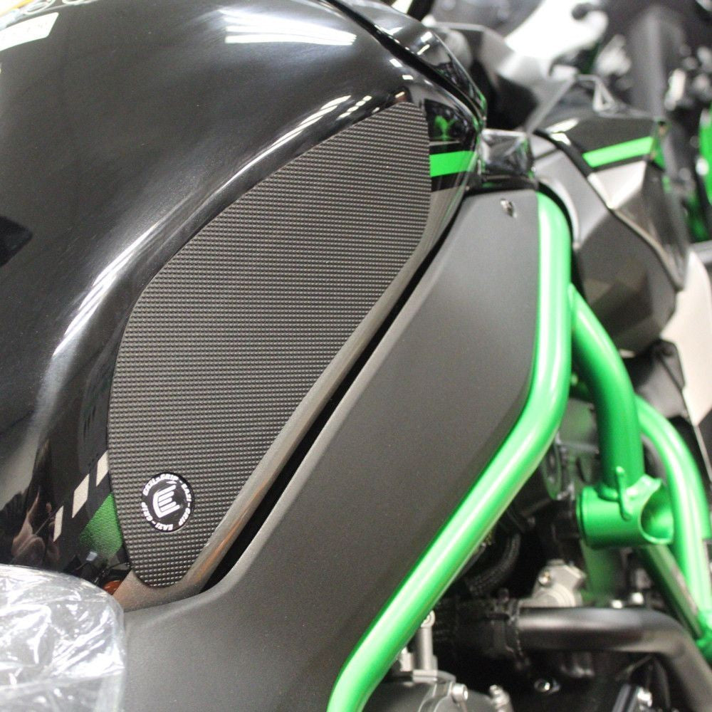 Kawasaki 2020 + ZH2 & 2017 + Z900 Eazi-Grip PRO Tank Traction Pads Grips - Black
