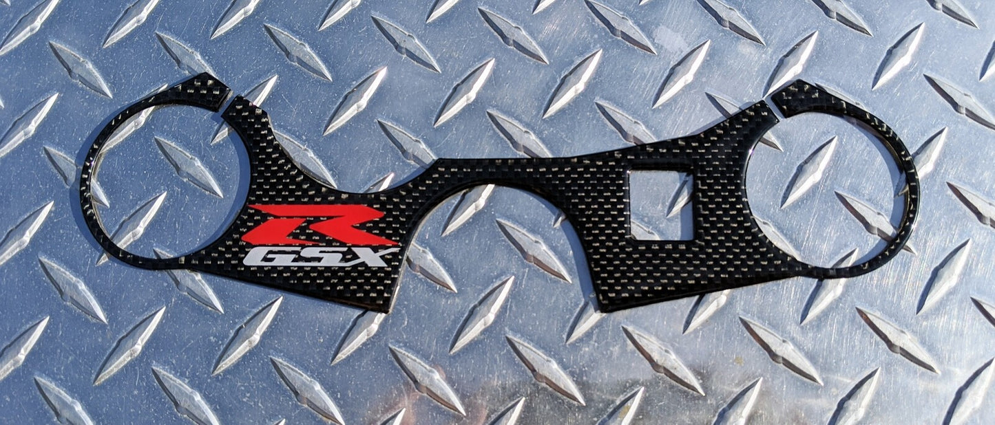 REAL Carbon 2006 - 2026 GSX-R 600 750 Triple Clamp / Yoke Pad K6-M6 GSXR