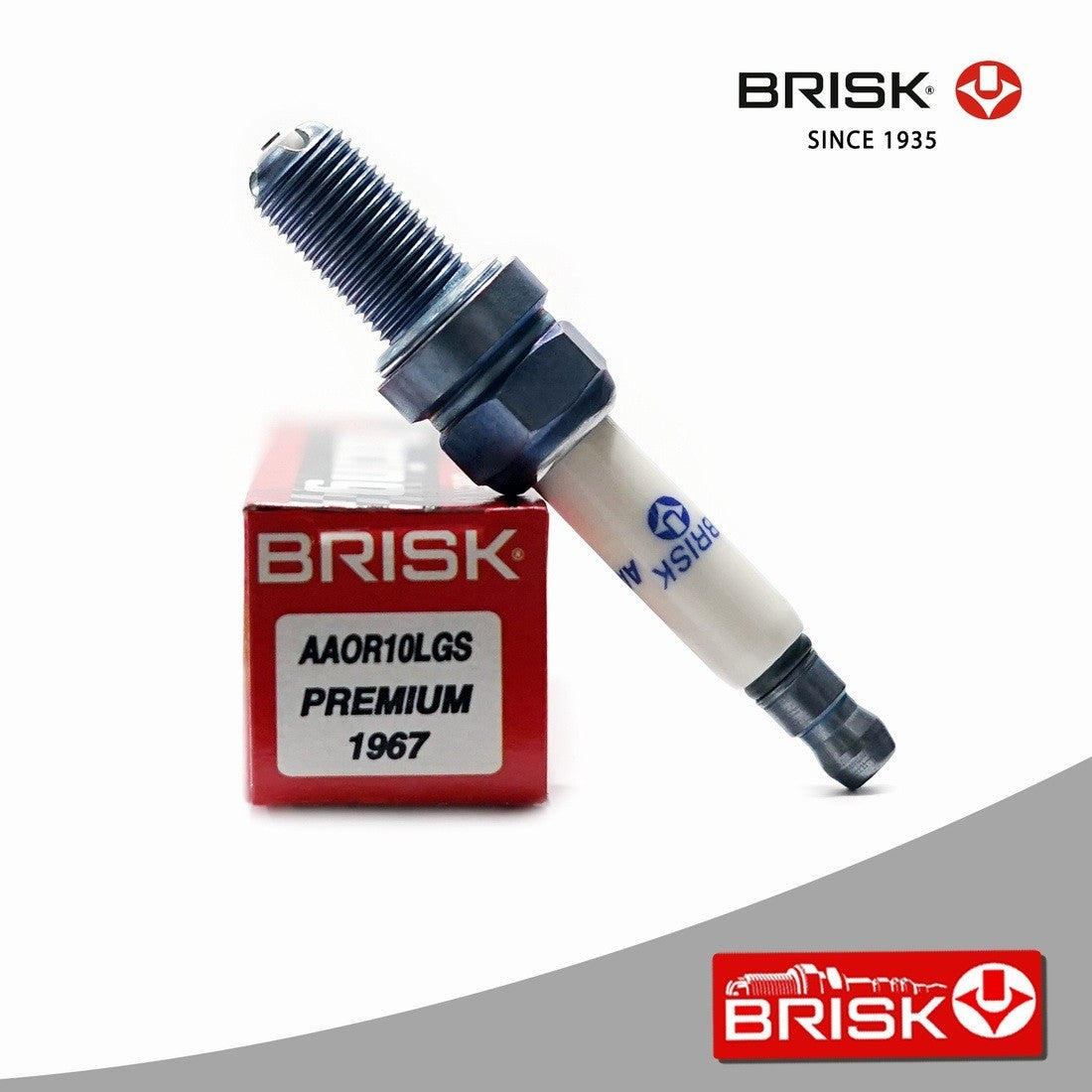 2 x BRISK AAOR10LGS Spark Plugs For Ducati Supersport 939 950 / S