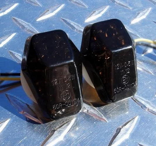Flush Mount LED Signals GSXR SV1000 SV650 GSX1250s DL1000 DL650 DRZ Smoke