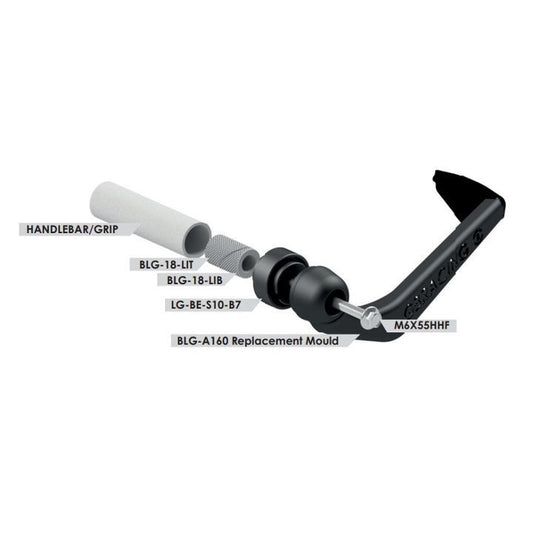 GBRacing Lever Guard - Yamaha 2023 + R3 Brake Protector GB Racing