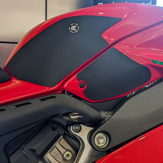 2023 - 2024 Ducati Streetfighter V4 Eazi-Grip PRO Tank Grip Traction Pads  Black