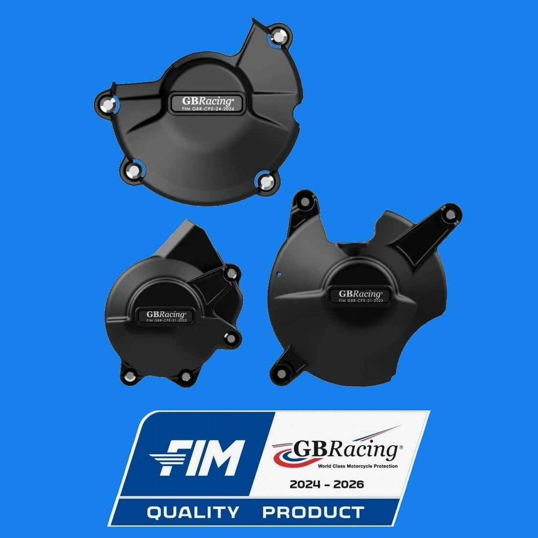 GB Racing 2009 + Honda CBR 600RR Engine Case Cover Slider Protector Set CBR600RR