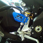 GSXR CANDY BLUE Heel Guards / Ankle Plates For GSX-R 600 750 1000