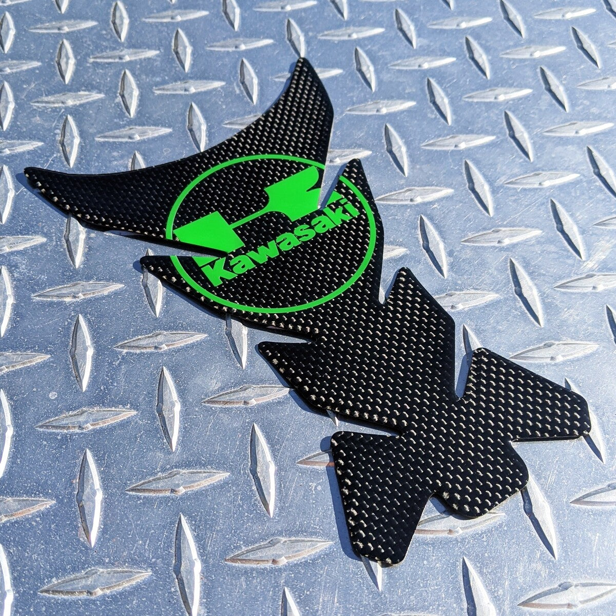 REAL Carbon Tank Pad - Kawasaki 250R 300 400 500 650R Z750 Z800 Z900 Z1000 Ninja