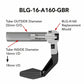 GBRacing Brake Lever Guard / Protector Universal 16mm to 18mm ID Handlebars GB