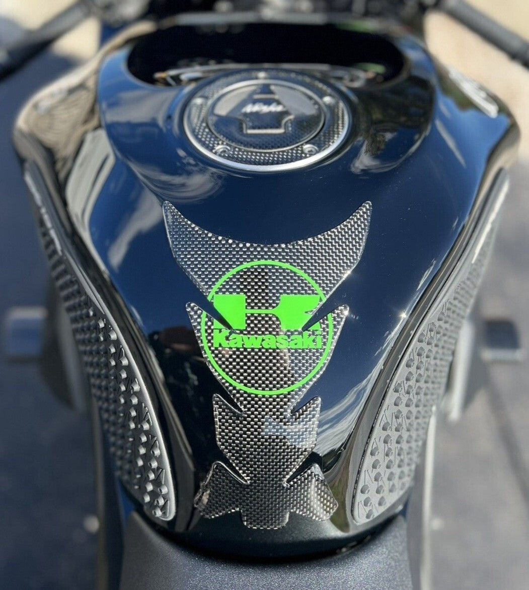 REAL Carbon Tank Pad Kawasaki ZX4R ZX6R ZX7R ZX9R ZX10R ZX12R ZX14 ZX14R ZZR1400