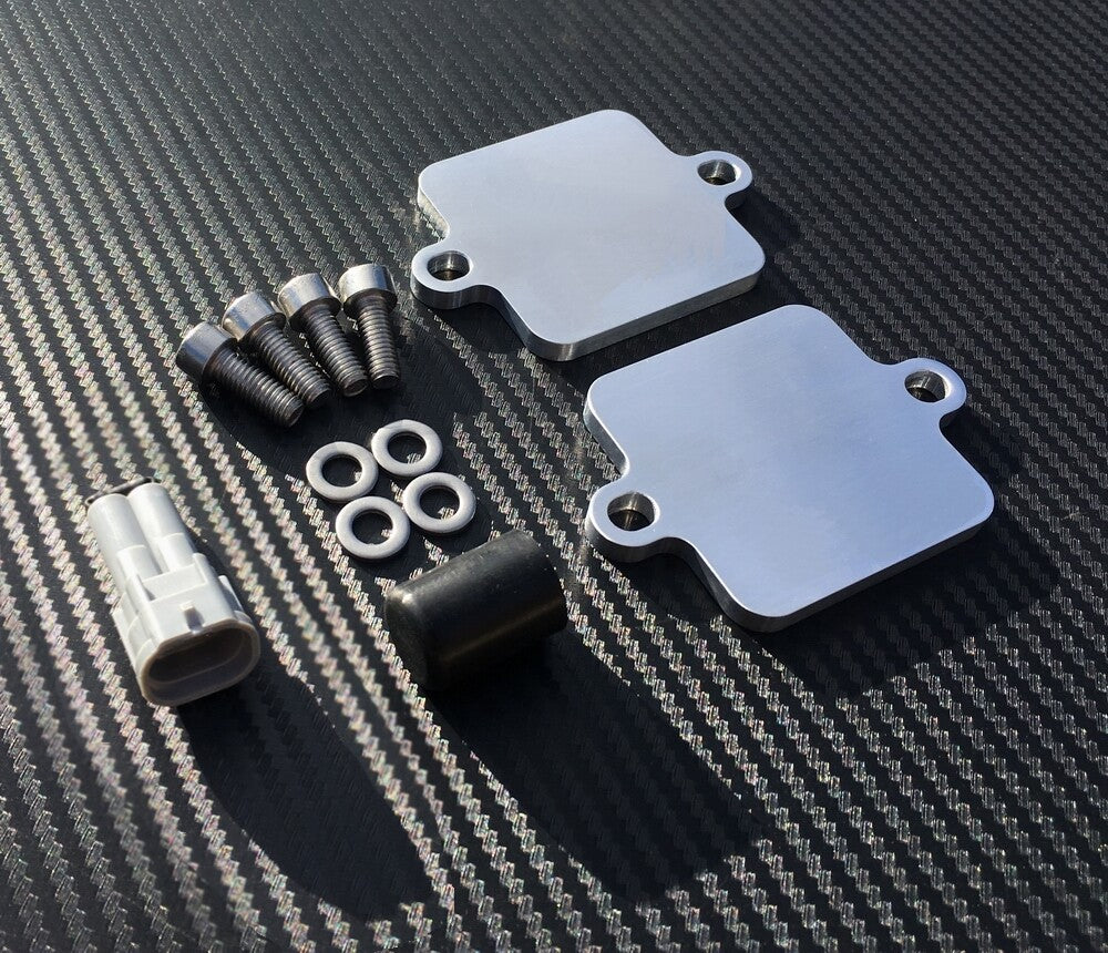 Yamaha AIS SAS Block Off Plates FZ6 FZ6R FZ6S FAZER XJ6 Diversion PAIR Valve Kit
