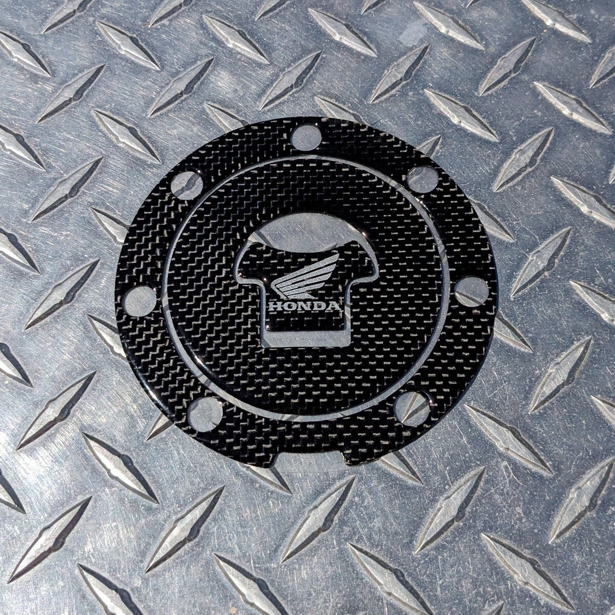 Carbon Honda Fuel Gas Cap Pad CBR RC51 VTR CB1000R CBF1000 CB1300 VFR800 ST1300