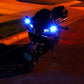 6 LED SUPER Blue Park Lights R1 R6 FZ1 GSXR SV650 SV1000 ZX6 ZX10 ZX14 CBR 675R