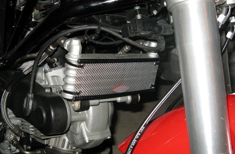 Stainless Oil Cooler Guard - Ducati Monster S2R 1000 & Hypermotard 1100 1100S