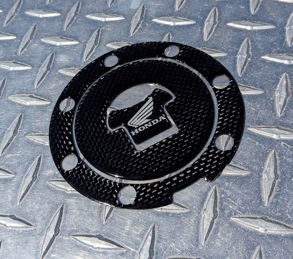 Carbon Honda Fuel Gas Cap Pad CBR RC51 VTR CB1000R CBF1000 CB1300 VFR800 ST1300