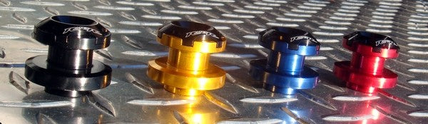 6mm Swingarm Spools R1 R6 R7 R9 R3 FZ8 MT09 XSR900 MT10 RSV4 675 899 959 Black