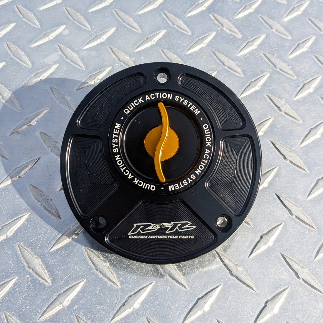 Yamaha Gold Quick Fuel Gas Cap R1 R9 R7 R6 R3 MT-03 MT07 MT09 MT10 FZ6R FZ8 FZ1