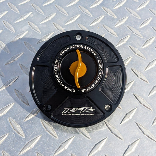 Yamaha Gold Quick Fuel Gas Cap R1 R9 R7 R6 R3 MT-03 MT07 MT09 MT10 FZ6R FZ8 FZ1