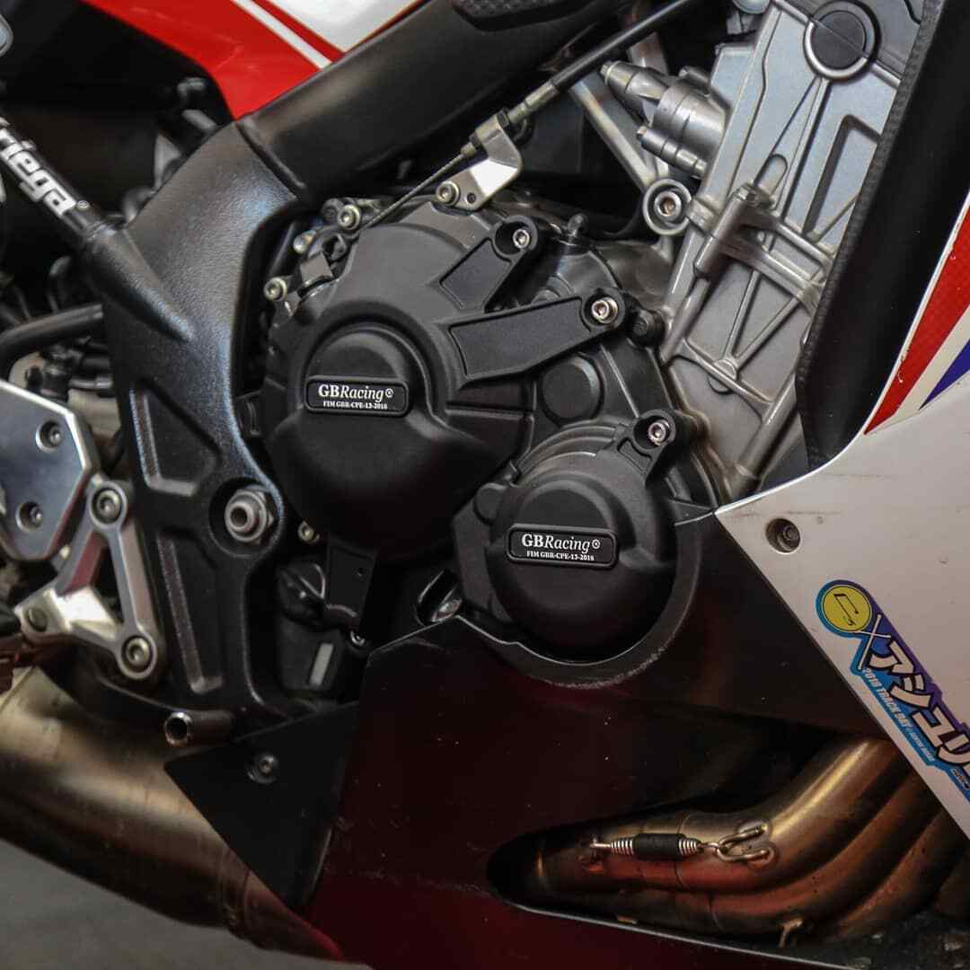 CBR650F CB650F GB Racing Engine Cover Slider Set Honda 2014 - 2018 CBR CB 650F 