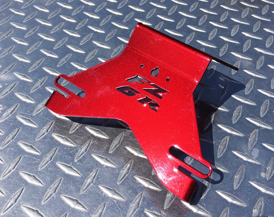 Yamaha 2009-2016 FZ-6R Fender Eliminator / Tail Tidy / Plate Bracket FZ6R -  Red